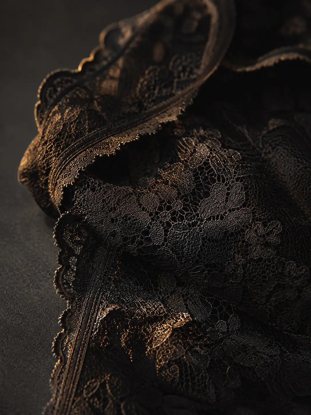 Lomilax featured piece — close-up lace detail